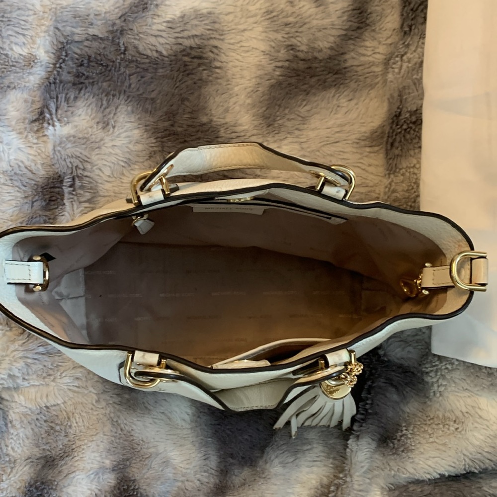 Michael Kors small white/gold hand bag - Picture 5 of 13